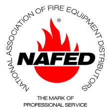 A fire department logo with the words 